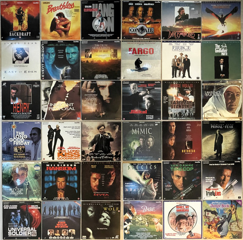 Laserdisc job lot bundle - lot,
