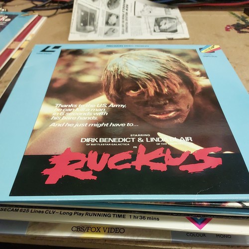 Ruckus laserdisc 1980 rare - laserdisc,