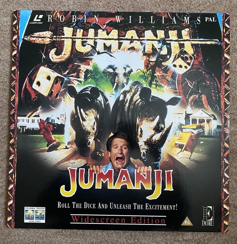 Jumanji laserdisc film - jumanji,