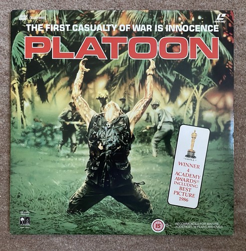 Platoon laserdisc pal oliver - platoon,