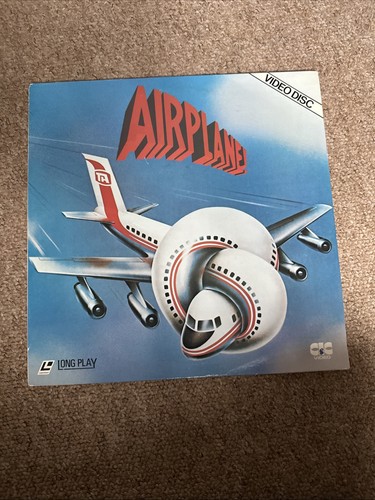 Airplane laserdisc video - airplane,