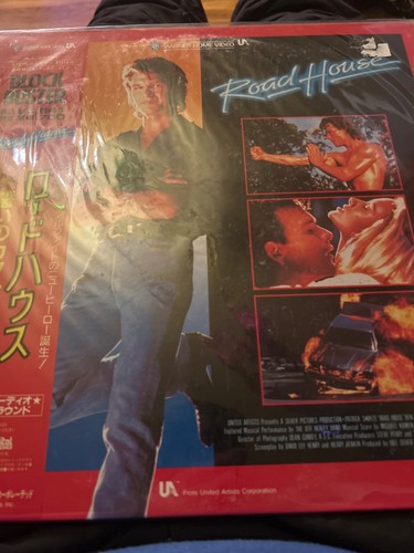 Road house laserdisc - road, obi